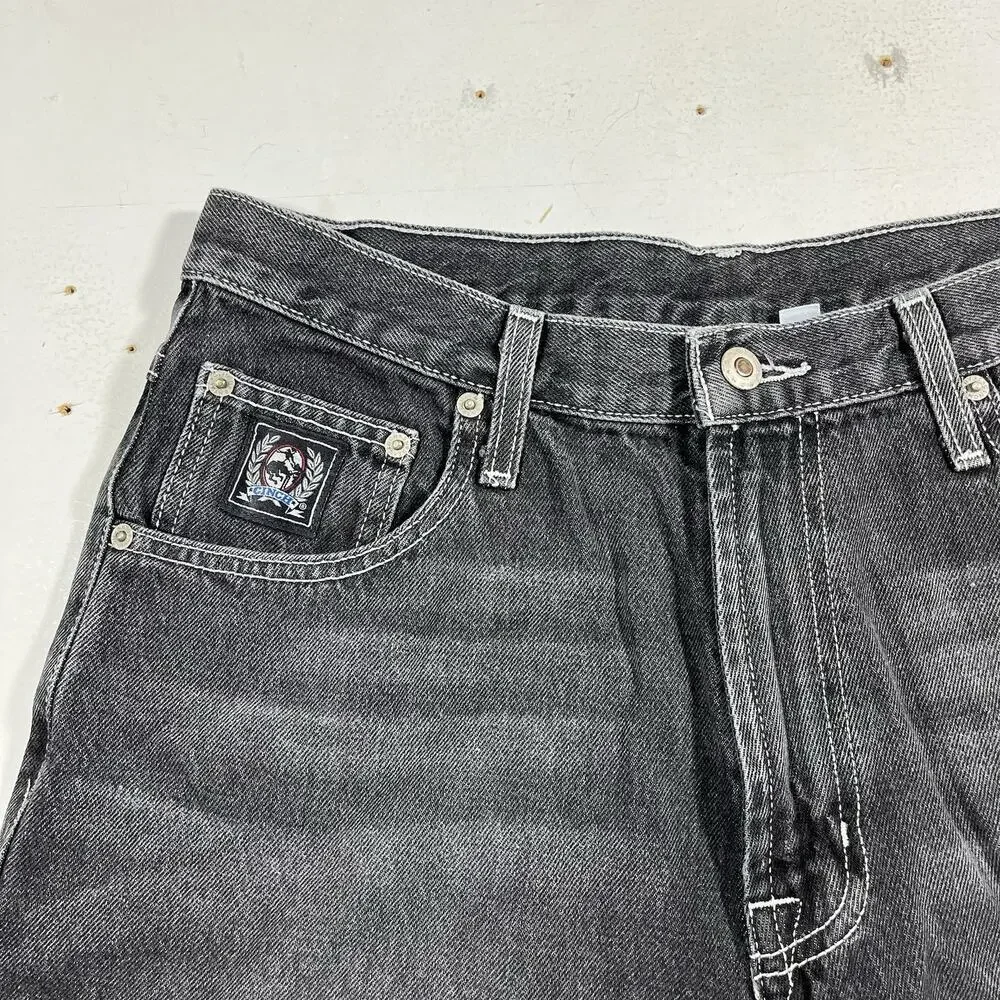 Vintage Cinch Black Wash Bootcut Jeans Mens 31x34 Western Cowboy Y2K